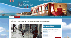 Desktop Screenshot of hotellecanada.com