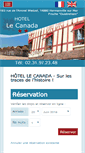 Mobile Screenshot of hotellecanada.com